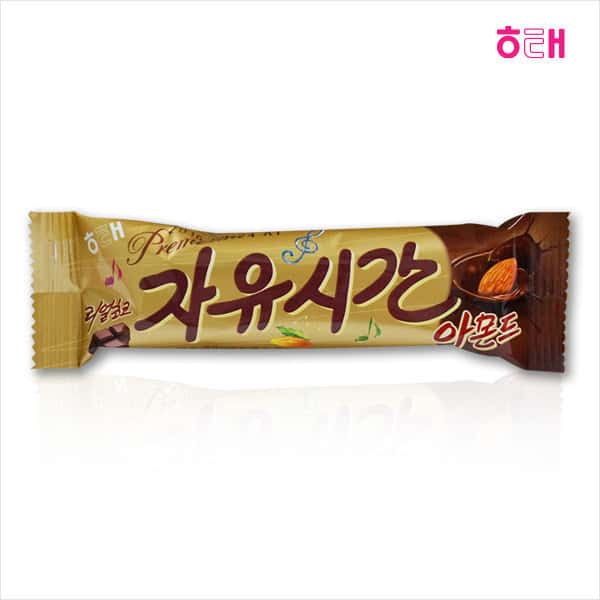해태 자유시간 아몬드 36g/초코바