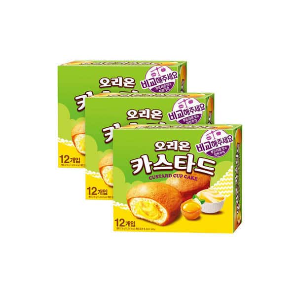 상품 01. 오리온 카스타드12P x3박스