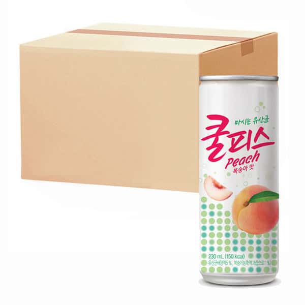 동원 쿨피스 복숭아 230ml 30캔 (1박스)