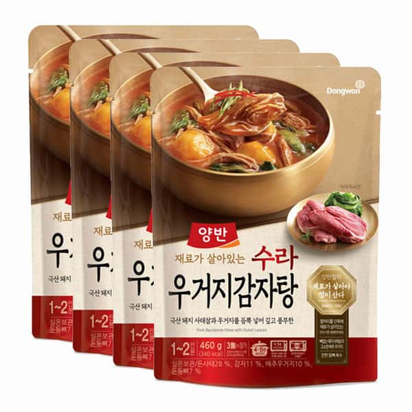 동원 양반 수라 우거지감자탕 460G 4개