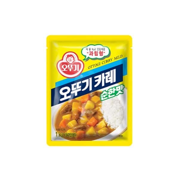 오뚜기카레 순한맛 1kg/3분/짜장/요리/백세/
