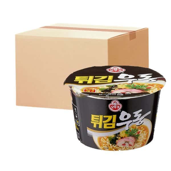 오뚜기 튀김우동 용기110g x 12개 / 컵라면 박스