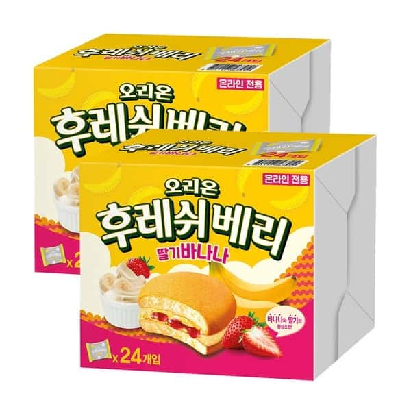 후레쉬베리 딸기 바나나 12P X 4개