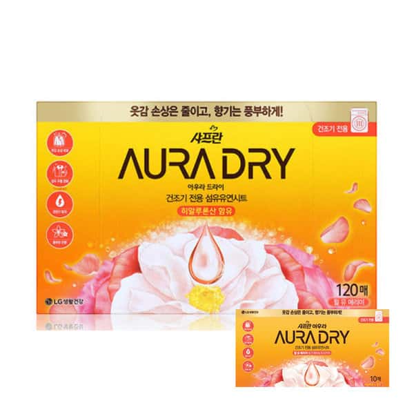 아우라 건조기용 드라이시트 윌유메리미 120매+10매 증정