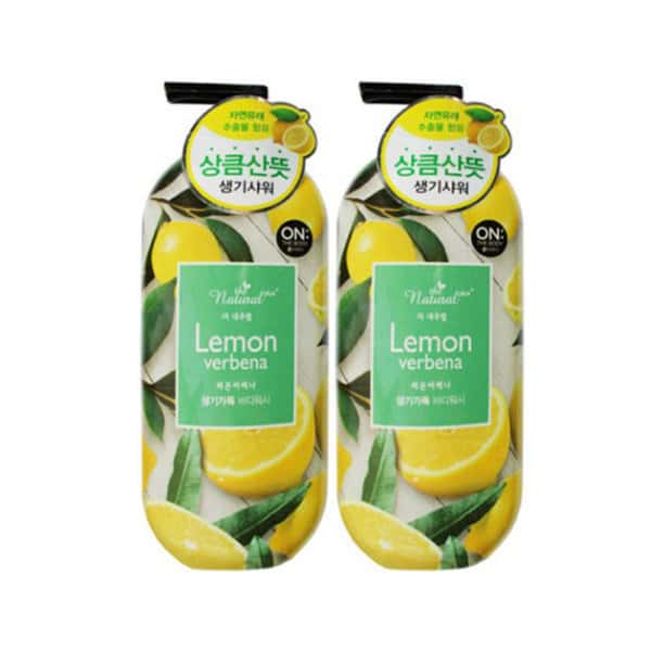 온더바디 더내추럴 바디워시 레몬버베나 900g 2개