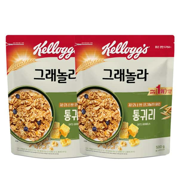 통귀리 그래놀라 500g 2개