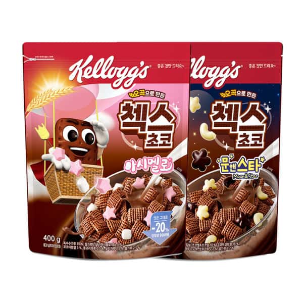 첵스초코 문앤스타 420g+첵스초코 마시멜로우 400g