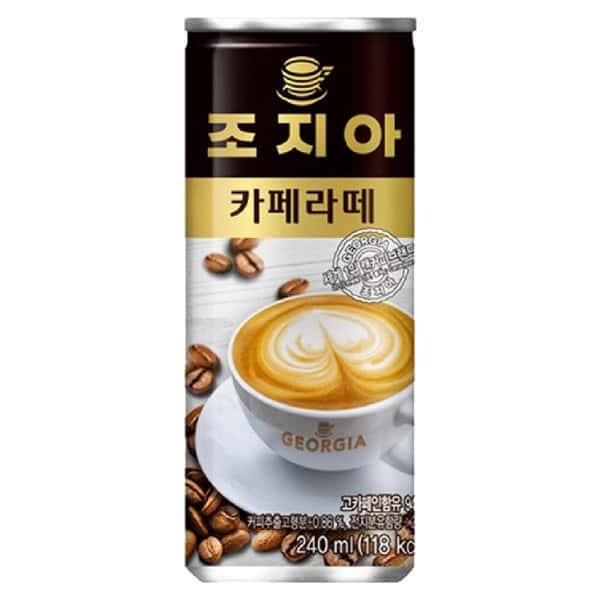 조지아 카페라떼 240ml x 60 캔 커피