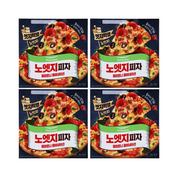 노엣지피자 페페로니 콤비네이션 4개