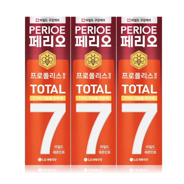 상품 01. 페리오 토탈7 마일드 120g 3개