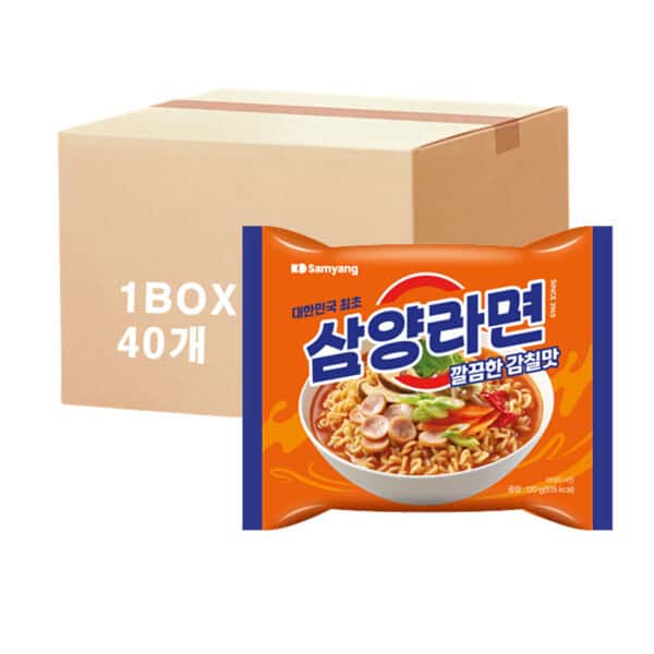 삼양 120g 40개 멀티 봉지라면 한박스
