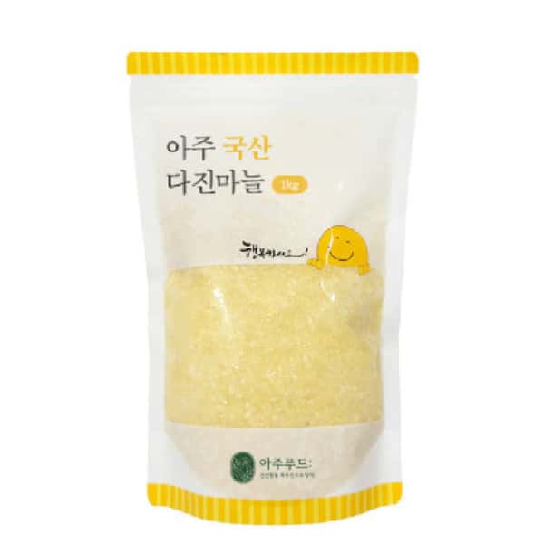 국내산 냉장 다진마늘 1kg / 주문당일다진 국내산 꼭지제거 다진마늘 1kg 주일당일 제조발송
