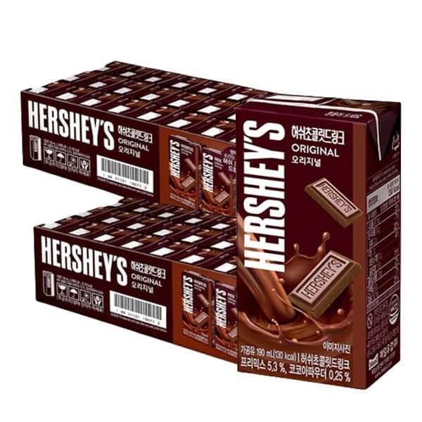 허쉬드링크 초콜릿 190ML 48팩