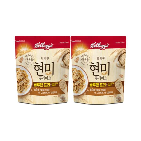 담백한 현미푸레이크 550g 2개