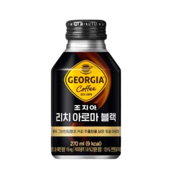 조지아 고티카 빈티지 블랙 스위트 라떼 270ml x 20캔
