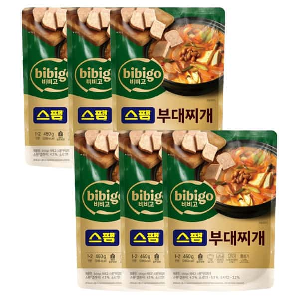 상품 01. 비비고 스팸 부대찌개 460g 6개