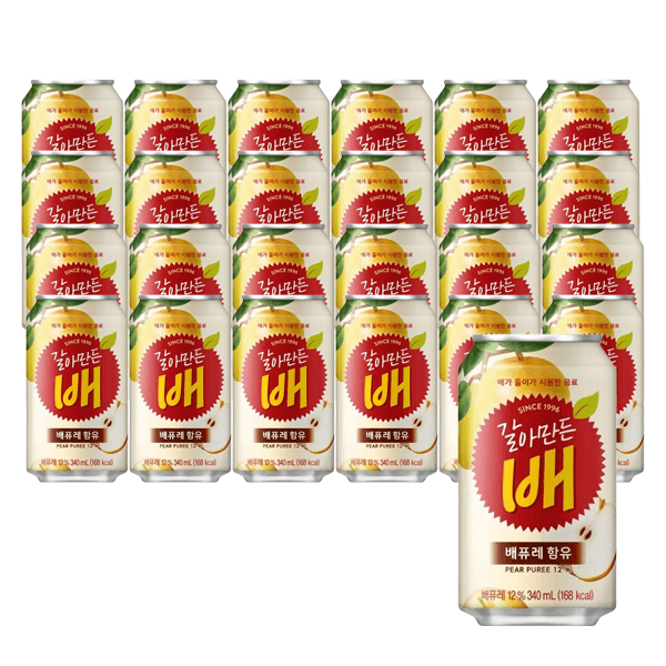 상품 01. 갈아만든배 340ml 24캔
