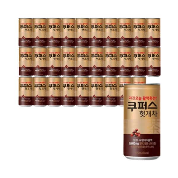 쿠퍼스 헛개차 175ml x 30캔 (박스)