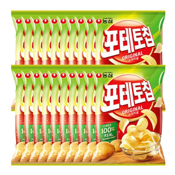 포테토칩 오리지널 60g 20개
