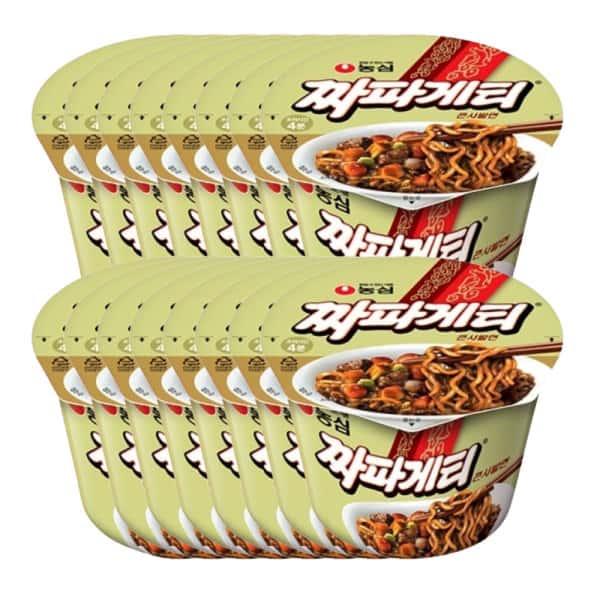 짜파게티큰사발 123g X 16개 박스