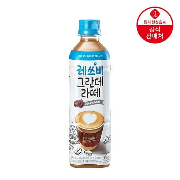 본사직영 롯데 레쓰비 그란데 라떼 500ml x 24펫