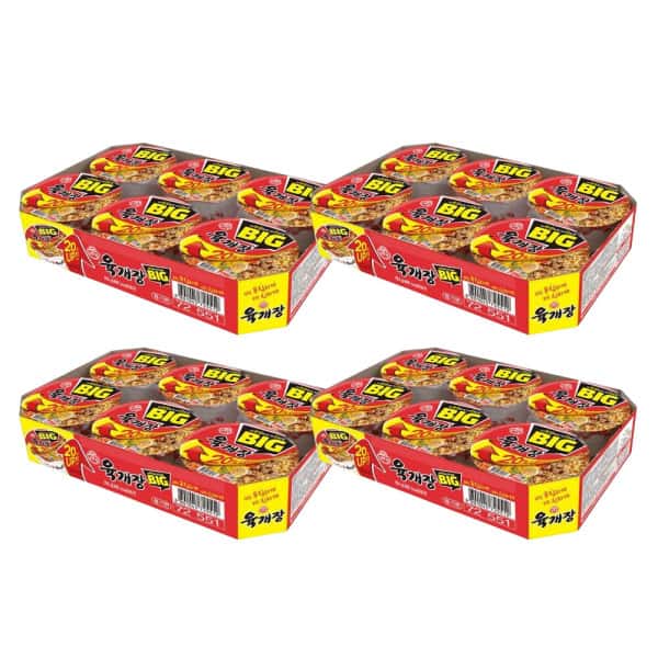 오뚜기 육개장 사발면(104g6개입)  x 4팩(총24개입)