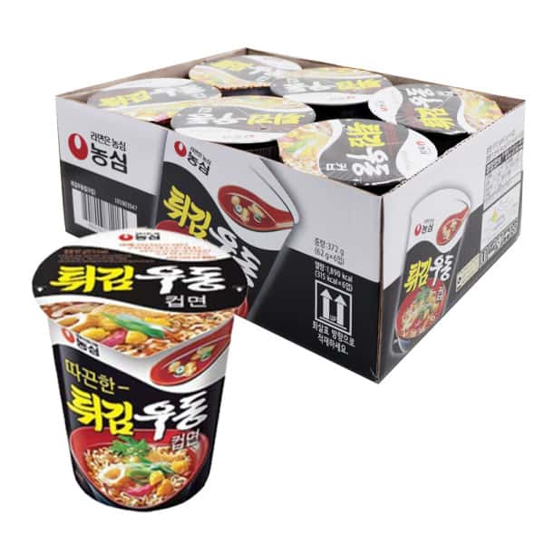 상품 01. 튀김우동컵 62g 6개입