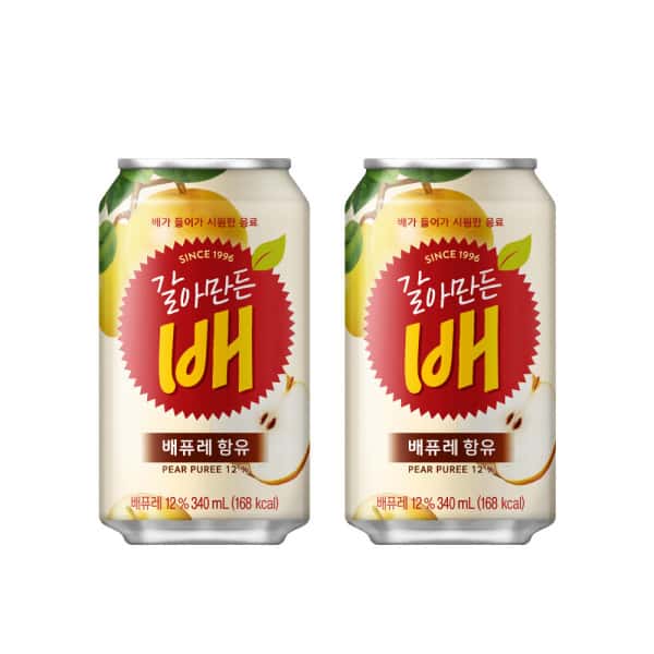 해태htb 갈아만든 배 340ml 24개