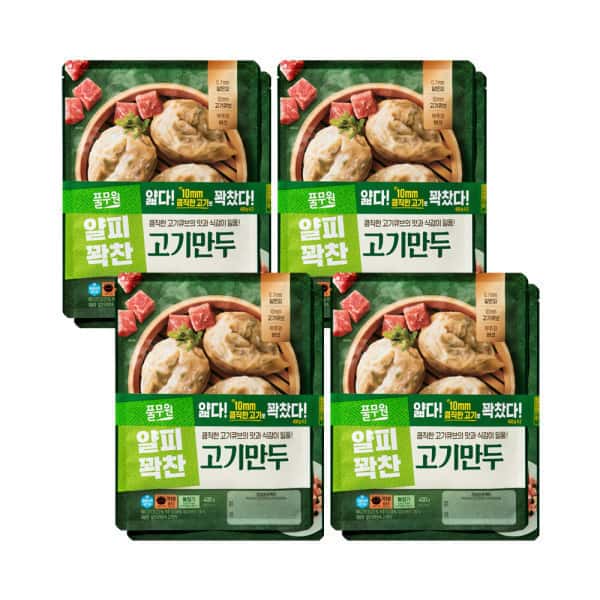 풀무원 얄피꽉찬 고기만두 400g 8봉
