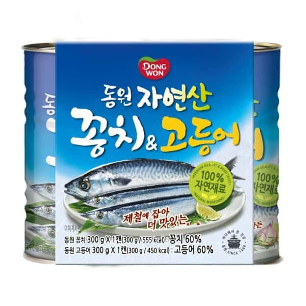 동원 꽁치+고등어 300G+300G