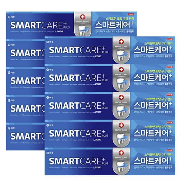 2080 스마트케어 플러스 치약 190g 10개