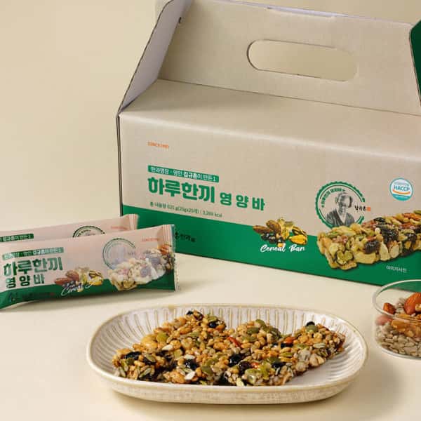 상품 01. 명인김규흔 하루한끼 영양바 25개입