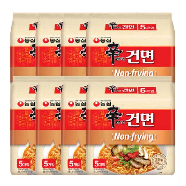 상품 01. 신라면 건면 5개입X 8개(총40개)  BOX