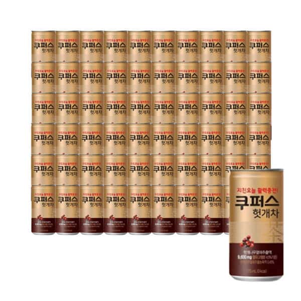 상품 01. 쿠퍼스 헛개차 175ml x 60캔 (2박스)