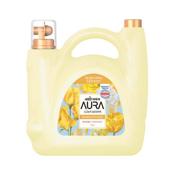 상품 01. 샤프란 아우라 초고농축 섬유유연제 미드나잇골드 5.5L