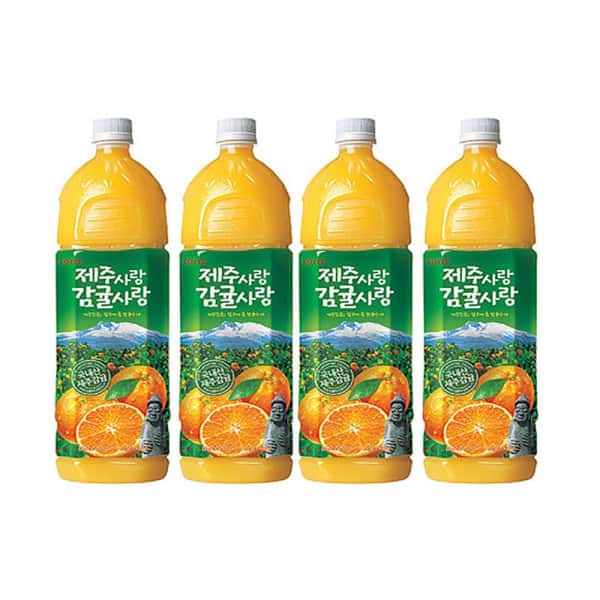 롯데칠성 제주사랑 감귤사랑 1.5L (12펫) 무료배송