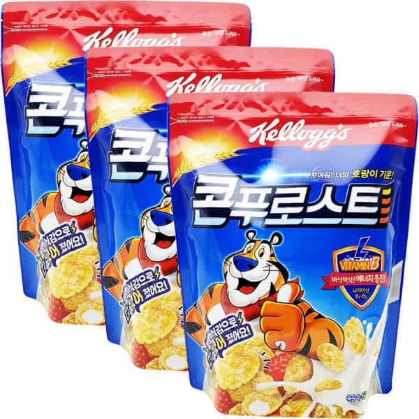 콘푸로스트 시리얼 600g x 3봉 /콘프레이크