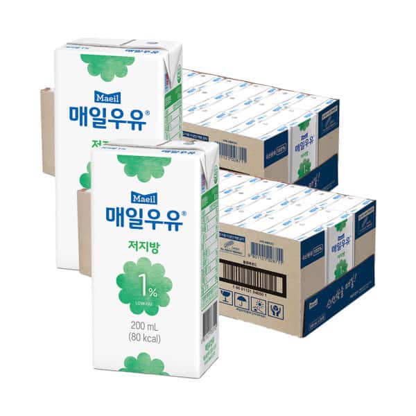 상품 01. 매일 멸균우유 저지방 1프로 200ML 48팩