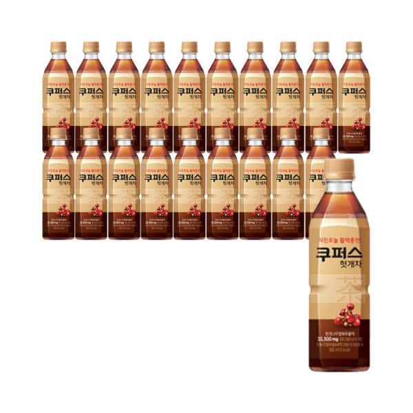 상품 01. 쿠퍼스 헛개차 500ml 20개(1박스)