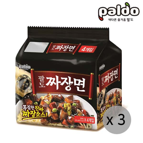 상품 01. 팔도짜장면 203g (4봉입) x 3팩