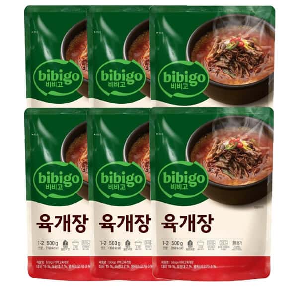 상품 01. 비비고 육개장 500g 6개