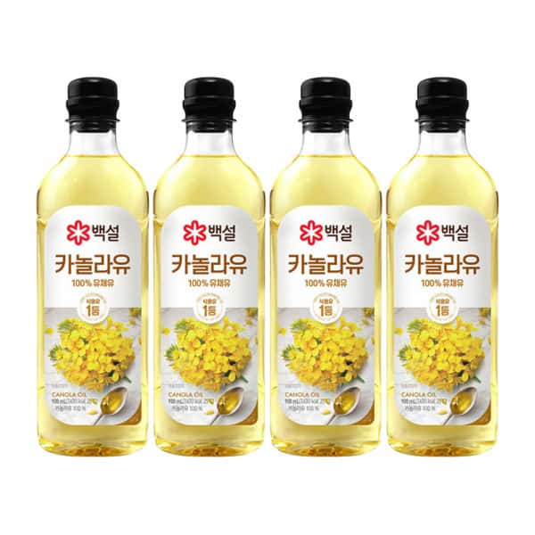 상품 01. 백설 카놀라유 900ml 4개