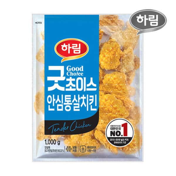 상품 01. 하림 굿초이스 안심통살치킨 1kg 1봉