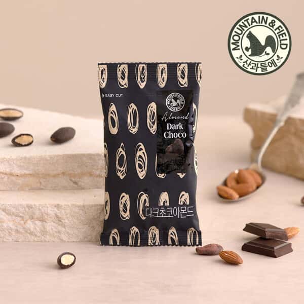 (현대Hmall)산과들에 다크아몬드 초코볼 20봉 (초콜릿견과 간식)
