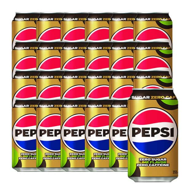 펩시제로 라임 제로카페인 355ml 24캔 청량음료 / 탄산음료 / 탄산