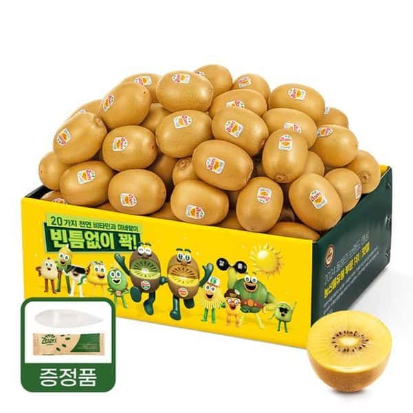 바로배송 제스프리 썬 골드키위 (점보 36-37입 5.7kg) 매주통관 맛젤 단단한키위