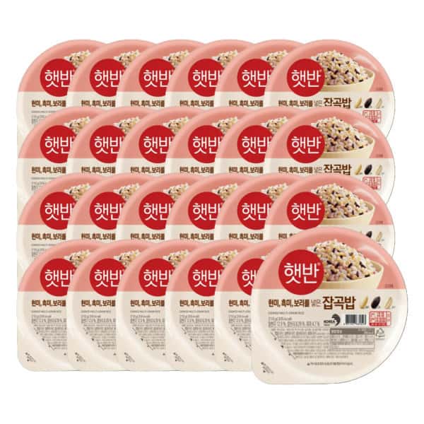 햇반 매일 잡곡밥 210g 24개