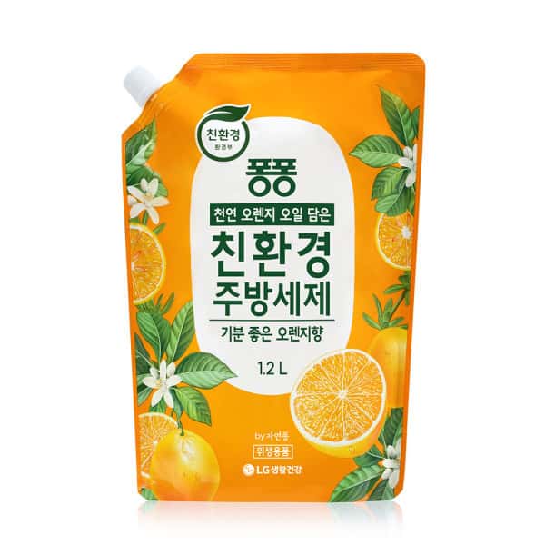 상품 01. 퐁퐁 친환경 주방세제 오렌지 1.2L