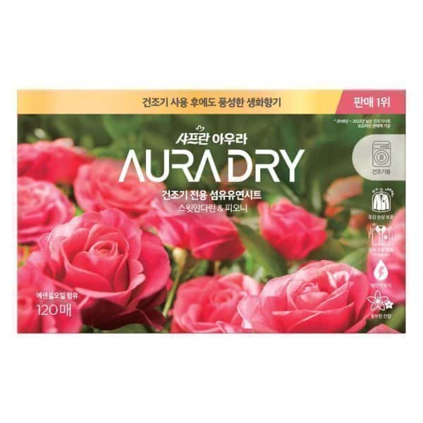 아우라 건조기용 드라이시트 스윗만다린 120매