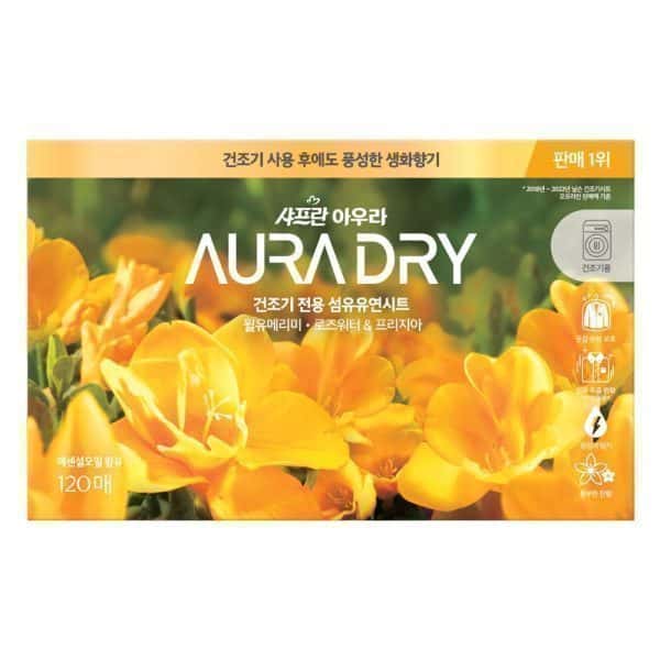 아우라 건조기용 드라이시트 윌유메리미 120매